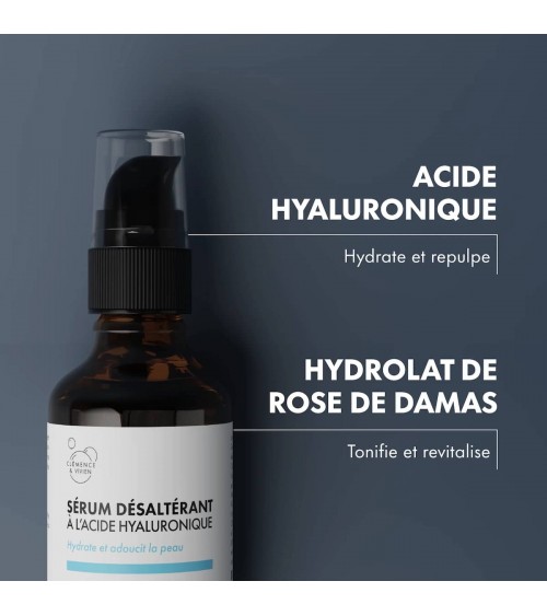Sérum désaltérant Clémence et Vivien cosmetique naturel de qualité vegan