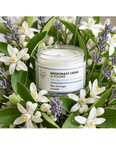 Le poudré - Déodorant naturel, déo bio en crème Clémence et Vivien cosmetique naturel de qualité vegan