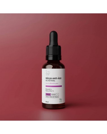 Anti ageing serum with retinal Clémence et Vivien vegan cruelty free cosmetic compagnies