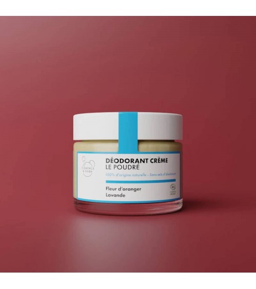 Le poudré - Déodorant naturel, déo bio en crème Clémence et Vivien cosmetique naturel de qualité vegan