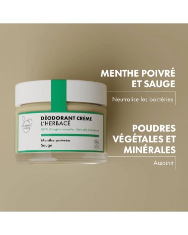 L'herbacé - Deocreme, natürliches Deodorant Clémence et Vivien naturkosmetik marken vegane kosmetik producte kaufen