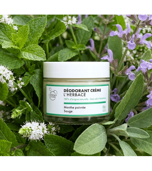 L'herbacé - Déodorant naturel, déo bio en crème Clémence et Vivien cosmetique naturel de qualité vegan