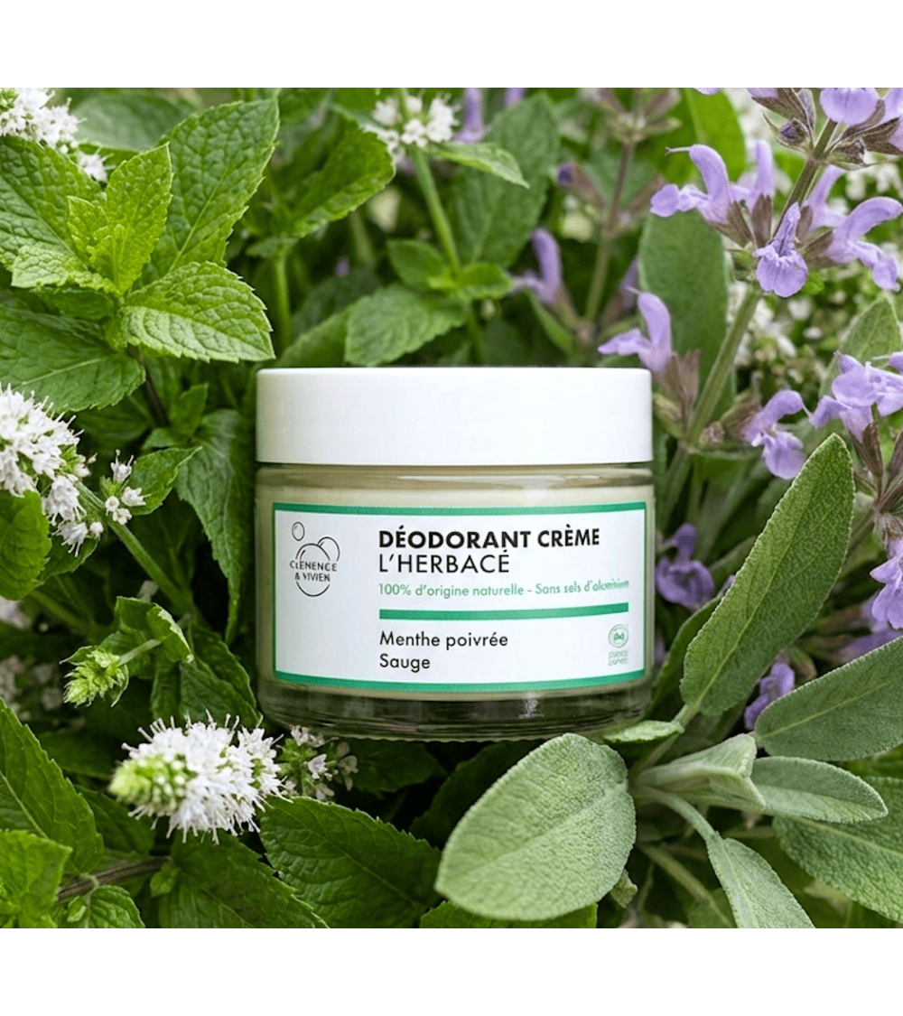 L'herbacé - All natural deodorant Clémence et Vivien vegan cruelty free cosmetic compagnies