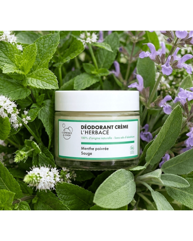 L'herbacé - Deodorante naturale in crema Clémence et Vivien cosmetici naturali cosmeci svizzeri