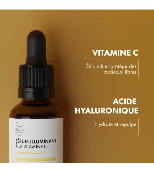 Aufhellendes Serum mit Vitamin C Clémence et Vivien naturkosmetik marken vegane kosmetik producte kaufen
