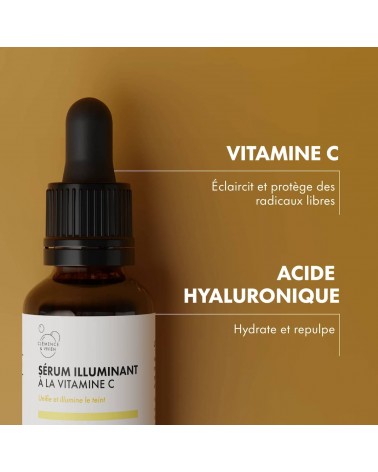 Aufhellendes Serum mit Vitamin C Clémence et Vivien naturkosmetik marken vegane kosmetik producte kaufen