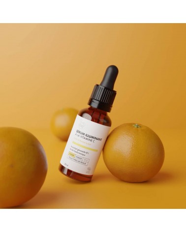 Illuminating serum with vitamin C Clémence et Vivien vegan cruelty free cosmetic compagnies