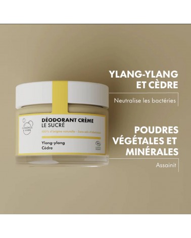 Le sucré - Deodorante naturale in crema Clémence et Vivien cosmetici naturali cosmeci svizzeri