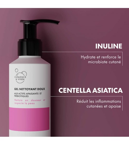 Gel detergente delicato Clémence et Vivien cosmetici naturali cosmeci svizzeri
