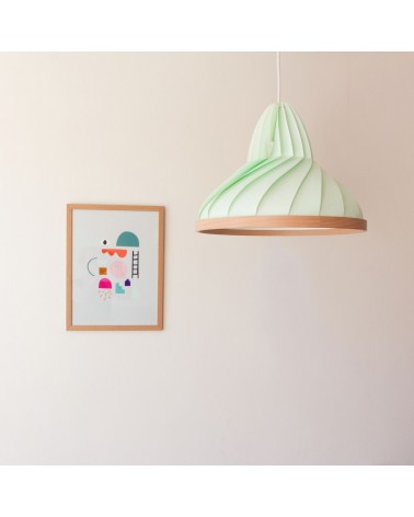 Wave Verde Pastello - Lampada a sospensione Studio Snowpuppe lampade lampadario design moderne led cucina camera soggiorno