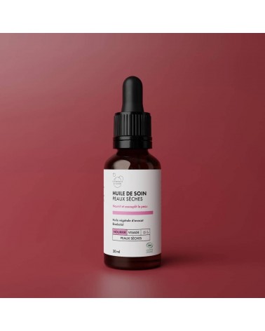 Olio per la cura del viso - pelle secca Clémence et Vivien cosmetici naturali cosmeci svizzeri