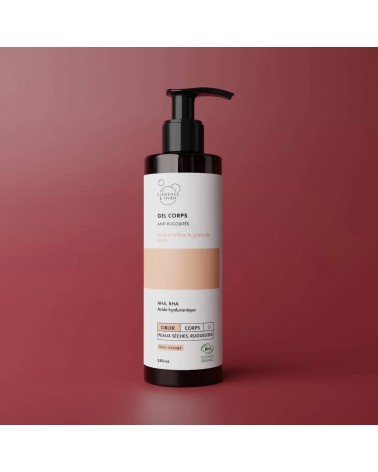 Gel corpo anti-rugosità Clémence et Vivien cosmetici naturali cosmeci svizzeri
