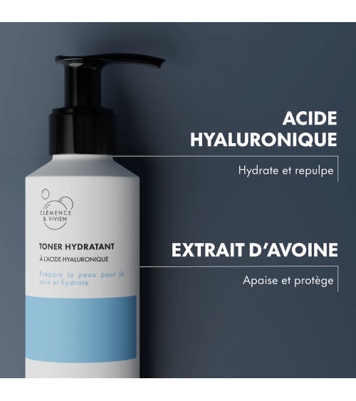 Lotion tonique hydratante Clémence et Vivien cosmetique naturel de qualité vegan