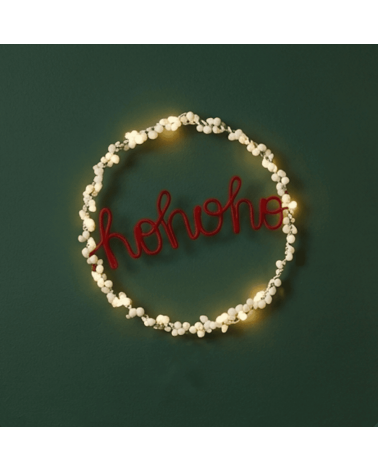 ho ho ho - Lichterkranz - Weihnachtsdeko Melanie Porter Weihnachtsdekoration kaufen Weihnachtsbaum Deko Ideen 2024 Trend Deko...