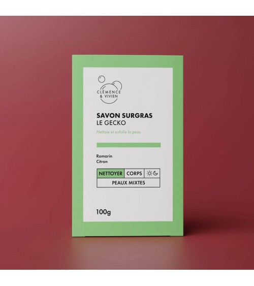 Le Gecko - feste Natürliche Seife Clémence et Vivien handgemachte Seifen Seifenstück Vegan natur natürliche seife schweizer k...