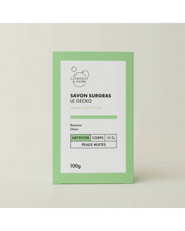 Le Gecko - feste Natürliche Seife Clémence et Vivien handgemachte Seifen Seifenstück Vegan natur natürliche seife schweizer k...