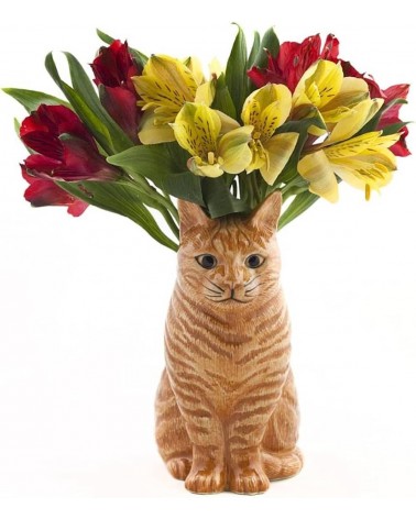 Grand vase à fleurs - Vincent le Chat Roux Quail Ceramics design fleur décoratif original kitatori suisse