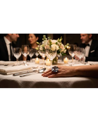 Poppy - Ring made of recycled plastic Jianhui London cute fashion design designer for women