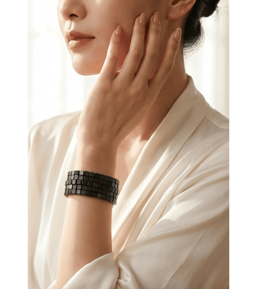 Pashmina - Bracciale serpente con perline di legno Jianhui London eleganti particolari da donna bambina