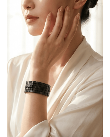 Pashmina - Bracciale serpente con perline di legno Jianhui London eleganti particolari da donna bambina