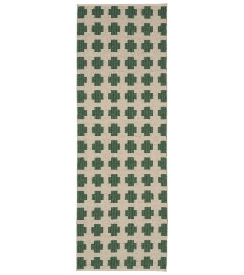 Paloma Dark Green - Vinyl Teppich Brita Sweden küchenteppich küchenläufer waschbar waschbarer outdoor teppich Teppichläufer b...
