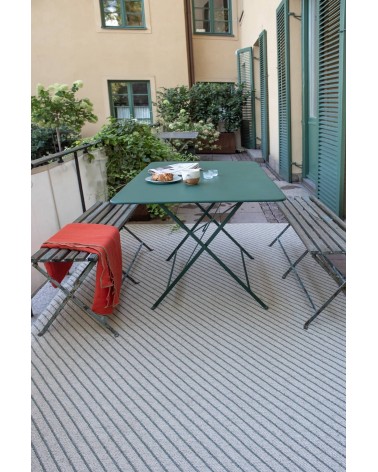 Ester Grey - skandinavischer Vinyl Teppich Brita Sweden küchenteppich küchenläufer waschbar waschbarer outdoor teppich Teppic...