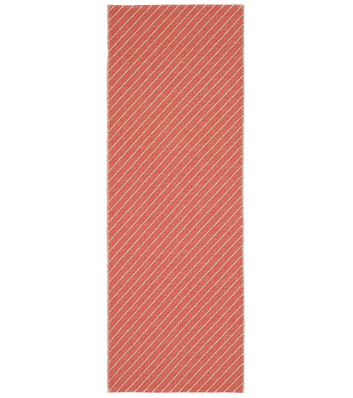 Ester Red - Tapis scandinave en vinyle tissé Brita Sweden tapis scandinave en vinyle lavable en machine de cuisine exterieur ...