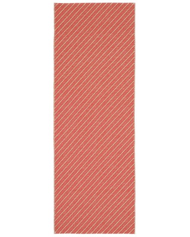 Ester Red - Tappeto in vinile scandinavo Brita Sweden passatoia tappeti da cucina lavabile in lavatrice per esterno