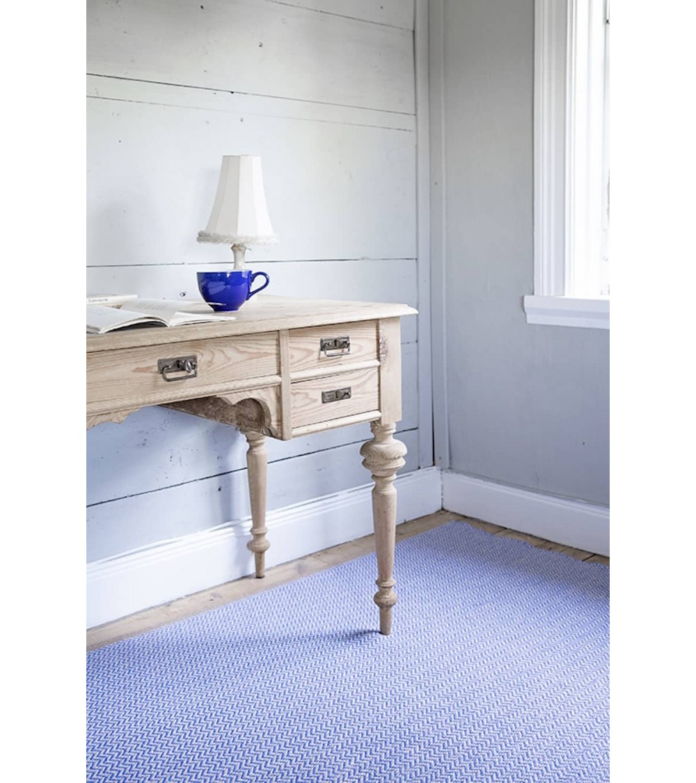 Strand Blue - Scandinavian vinyl rug Brita Sweden cool vinyl rugs runner for kitchen washable outdoor rugs