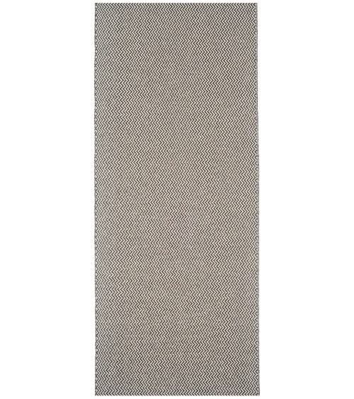 Strand Black - Tappeto in vinile scandinavo Brita Sweden passatoia tappeti da cucina lavabile in lavatrice per esterno