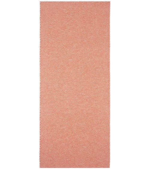 Strand Red - Scandinavian vinyl rug Brita Sweden cool vinyl rugs runner for kitchen washable outdoor rugs