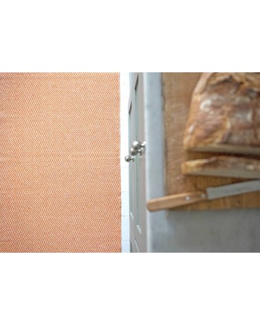 Strand Orange - Scandinavian vinyl rug Brita Sweden cool vinyl rugs runner for kitchen washable outdoor rugs