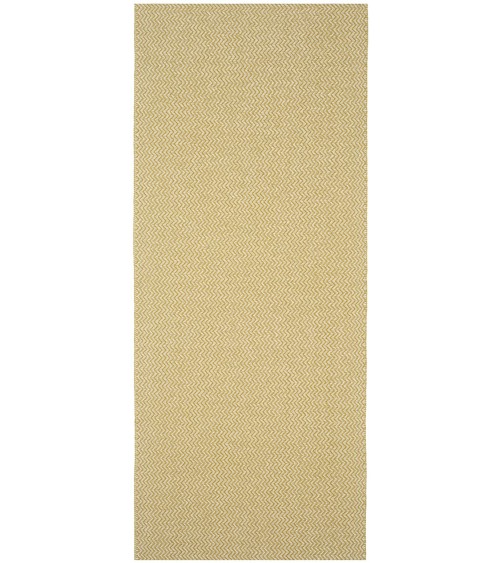 Strand Mustard - Tappeto in vinile scandinavo Brita Sweden passatoia tappeti da cucina lavabile in lavatrice per esterno