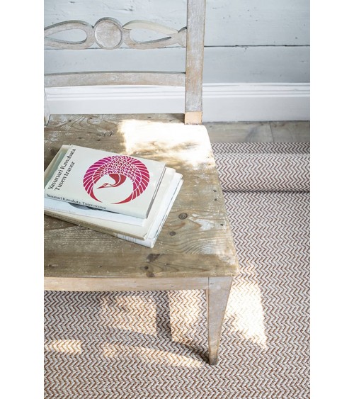 Strand Brown - Tapis scandinave en vinyle tissé Brita Sweden tapis scandinave en vinyle lavable en machine de cuisine exterie...