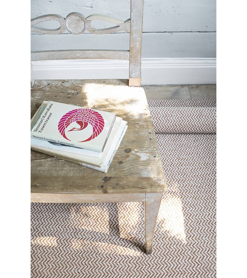 Strand Brown - Tapis scandinave en vinyle tissé Brita Sweden tapis scandinave en vinyle lavable en machine de cuisine exterie...