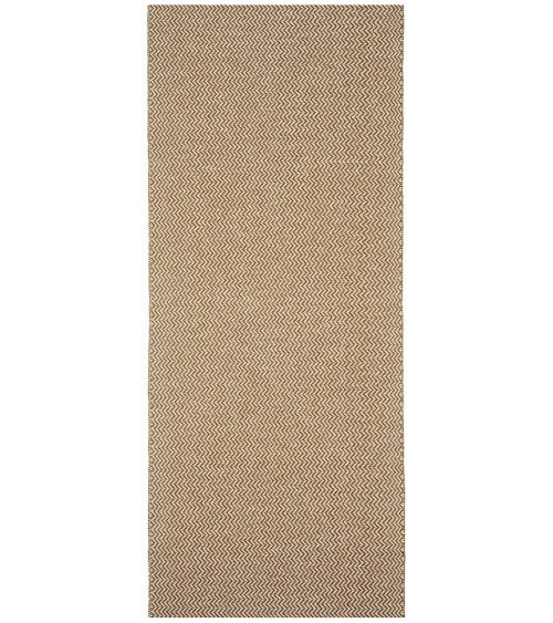 Strand Brown - Scandinavian vinyl rug Brita Sweden cool vinyl rugs runner for kitchen washable outdoor rugs