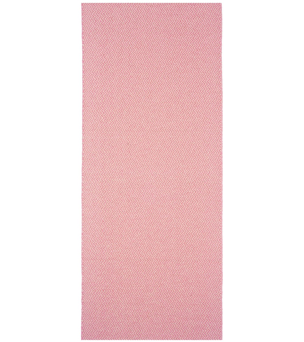 Strand Pink - Tapis scandinave en vinyle tissé Brita Sweden tapis scandinave en vinyle lavable en machine de cuisine exterieu...