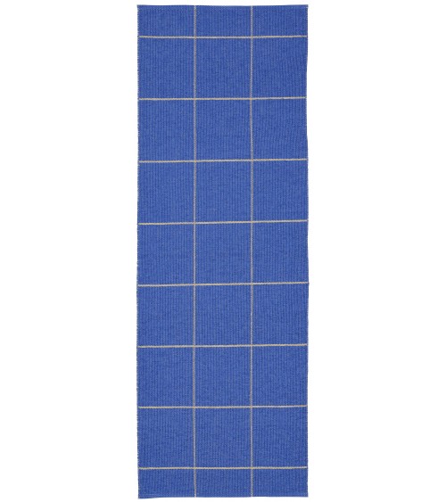 Ruth Cobalt - Tappeto in vinile scandinavo Brita Sweden passatoia tappeti da cucina lavabile in lavatrice per esterno