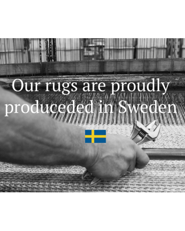 Ruth Cobalt - Scandinavian vinyl rug Brita Sweden cool vinyl rugs runner for kitchen washable outdoor rugs