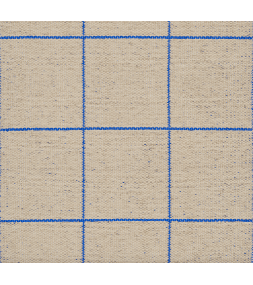 Ruth Cobalt - Scandinavian vinyl rug Brita Sweden cool vinyl rugs runner for kitchen washable outdoor rugs