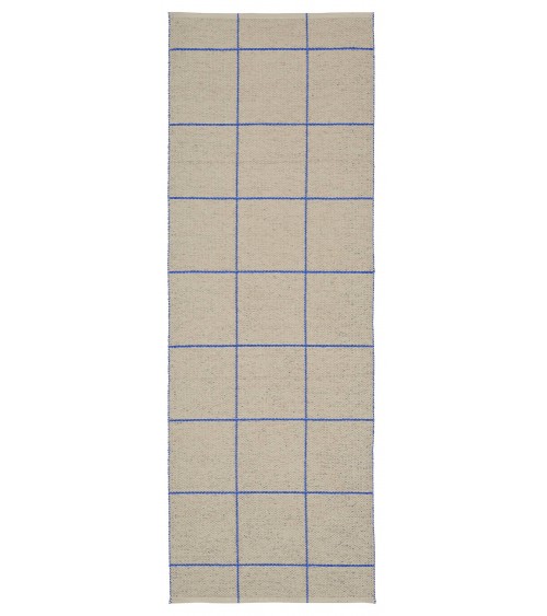 Ruth Cobalt - Tappeto in vinile scandinavo Brita Sweden passatoia tappeti da cucina lavabile in lavatrice per esterno