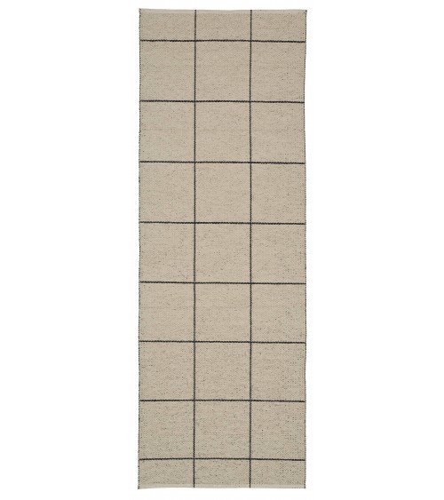 Ruth Beluga - Scandinavian vinyl rug Brita Sweden cool vinyl rugs runner for kitchen washable outdoor rugs