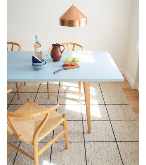 Ruth Beluga - Scandinavian vinyl rug Brita Sweden cool vinyl rugs runner for kitchen washable outdoor rugs