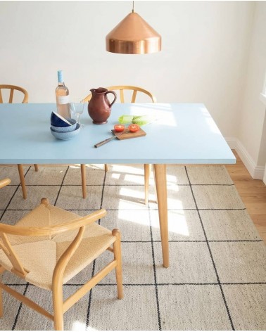 Ruth Beluga - skandinavischer Vinyl Teppich Brita Sweden küchenteppich küchenläufer waschbar waschbarer outdoor teppich Teppi...