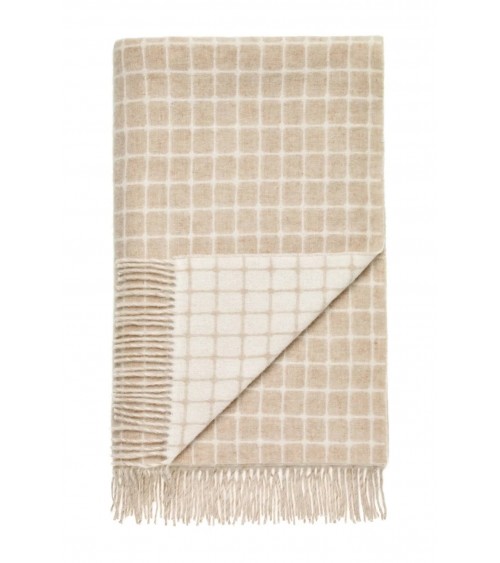 Plaid per divano ATHENS Beige - Coperta in lana merinos Bronte by Moon plaid per divano in lana coperta morbida letto matrimo...
