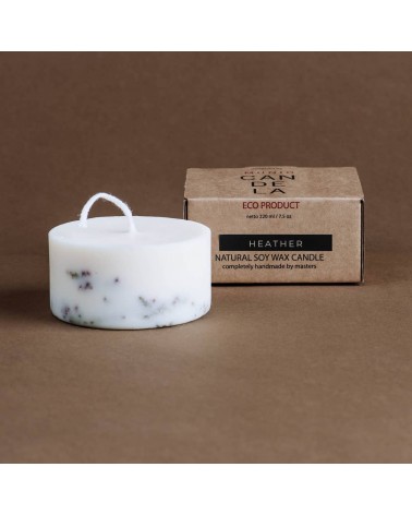 Heather - Petite Bougie Parfumée  artisanale maison originale naturelle suisse