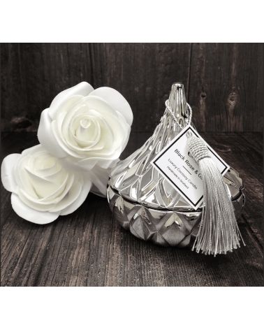 Schwarze Rose und Sandelholz - Luxe Raumduftkerze Beste Natürliche Duftkerzen im glas kaufen