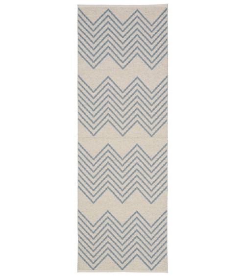 MINI Blue - skandinavischer Vinyl Teppich Brita Sweden küchenteppich küchenläufer waschbar waschbarer outdoor teppich Teppich...