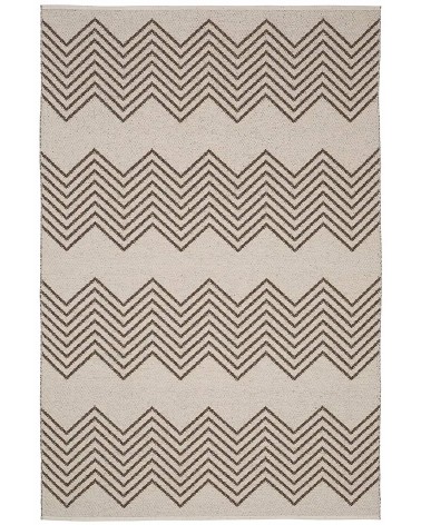 MINI Brown - skandinavischer Vinyl Teppich Brita Sweden küchenteppich küchenläufer waschbar waschbarer outdoor teppich Teppic...