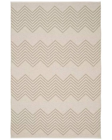 MINI Beige - Tapis scandinave en vinyle tissé Brita Sweden tapis scandinave en vinyle lavable en machine de cuisine exterieur...